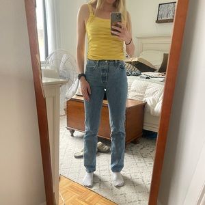 Levi’s straight leg jeans